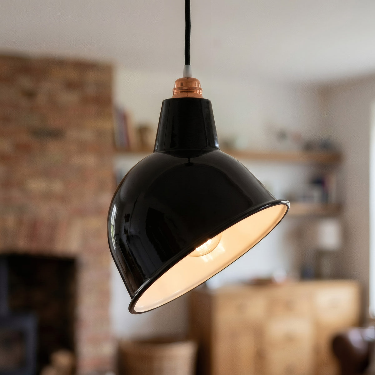 Quebra-luz com abertura oblíqua Ø 30 cm para casquilho E27