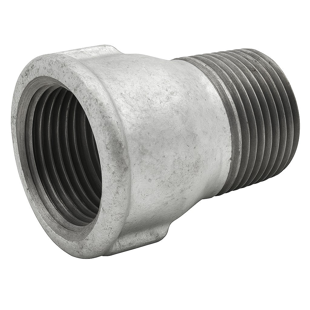 Extensão M/F em ferro maleável galvanizado