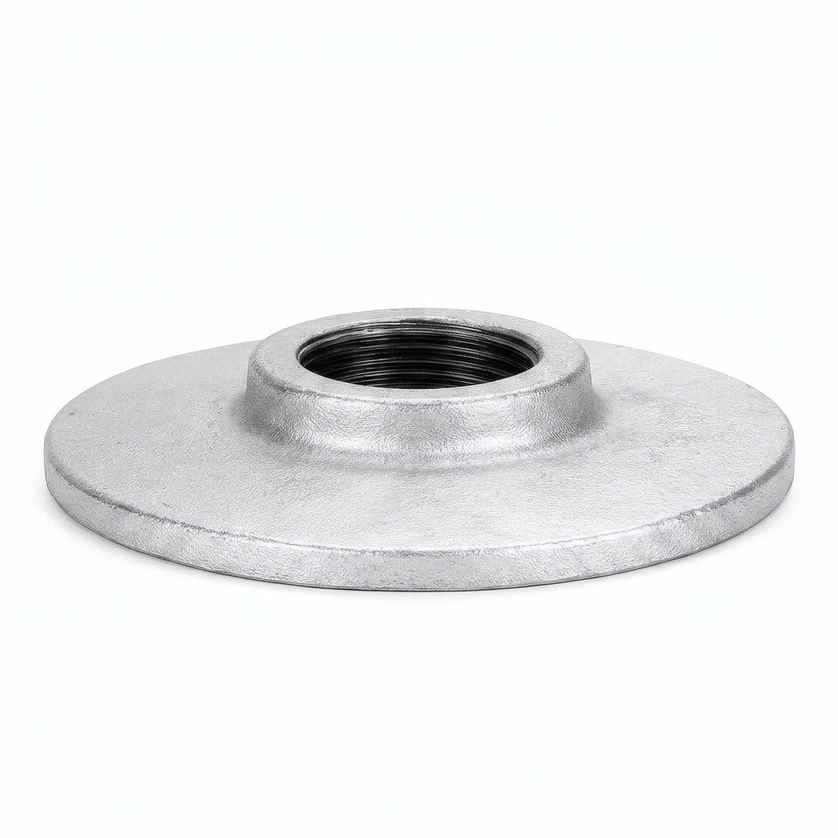 Flange cega redonda em ferro fundido galvanizado - foto de produto sobre fundo branco 1