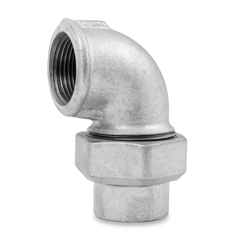 coude union galvanisé plomberie