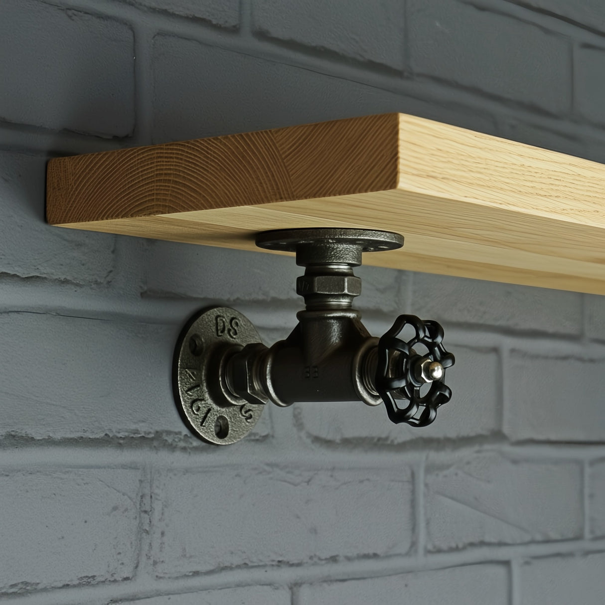 Suporte com volante preto | Modelo 3