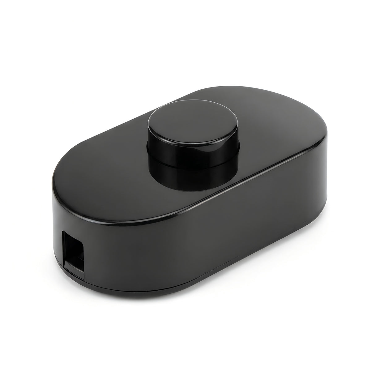 Interruptor de pé unipolar preto para candeeiros de pé — Preto