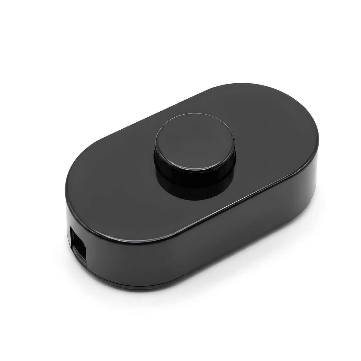 Interruptor de pé unipolar preto para candeeiros de pé — Preto