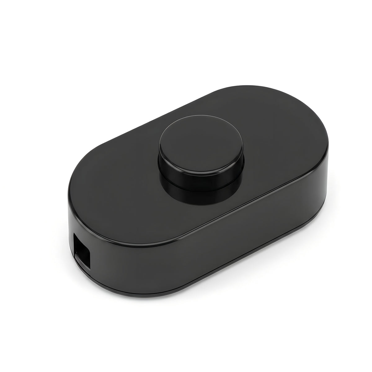 Interruptor de pé unipolar preto para candeeiros de pé — Preto