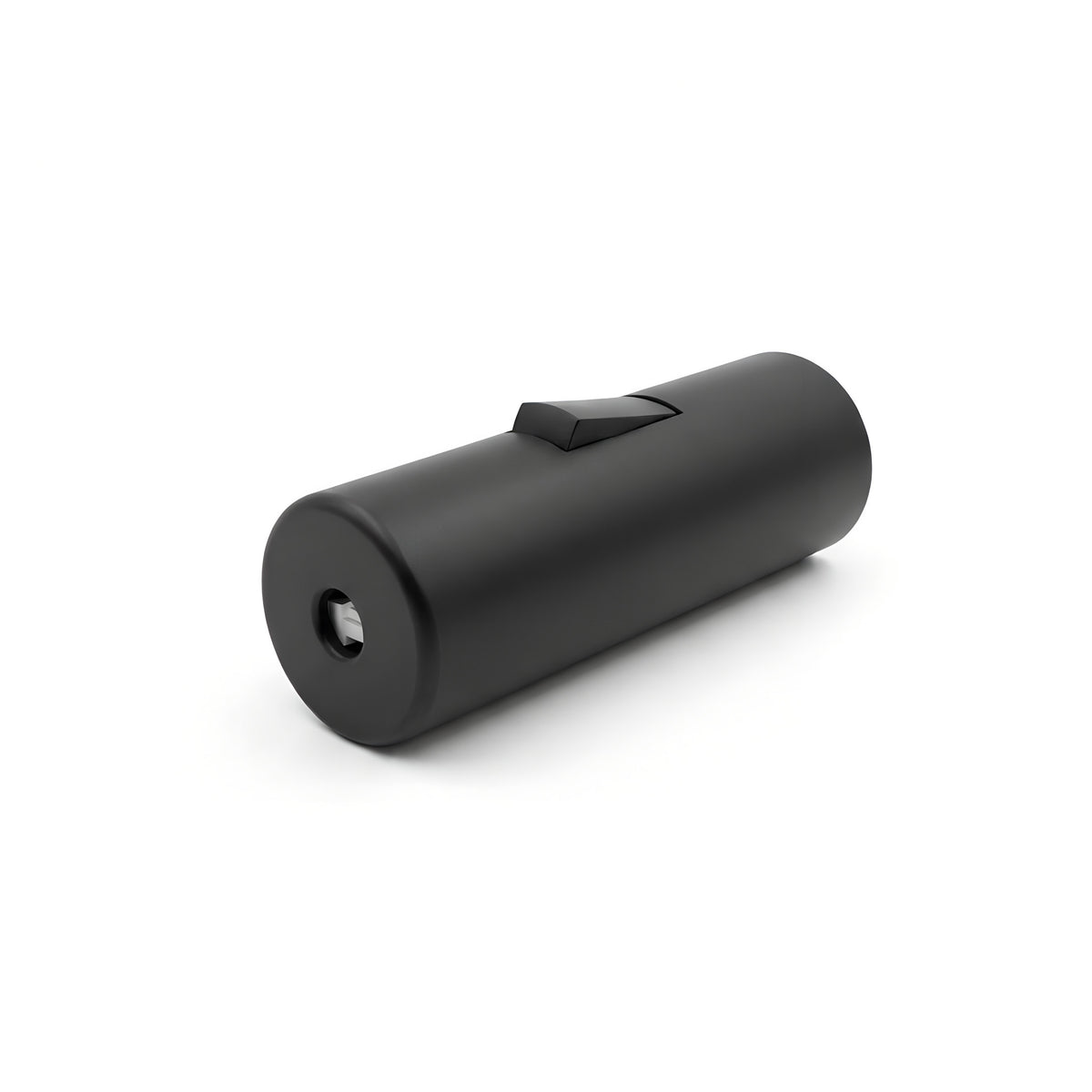 Interruptor cilíndrico basculante unipolar com terra — Preto