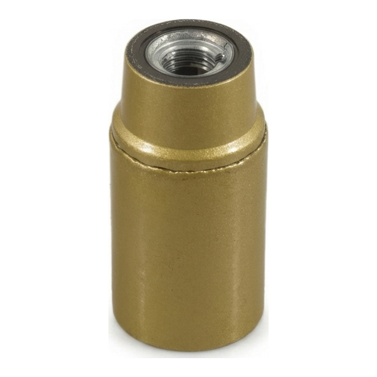 Casquilho E14 em baquelite — Dourado