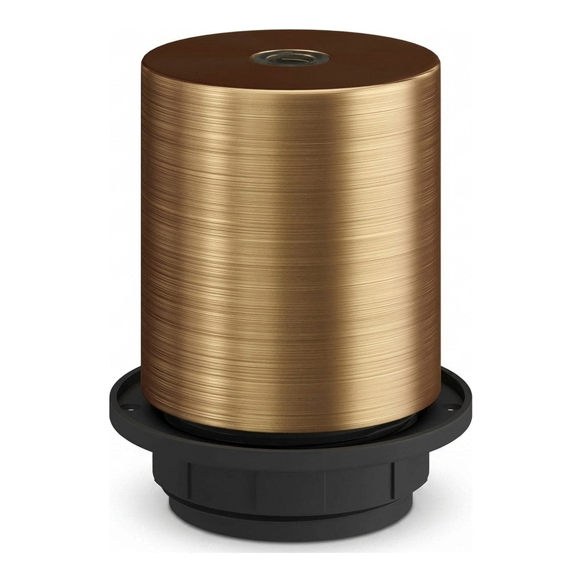 Casquilho E27 semirroscado em metal — Bronze acetinado