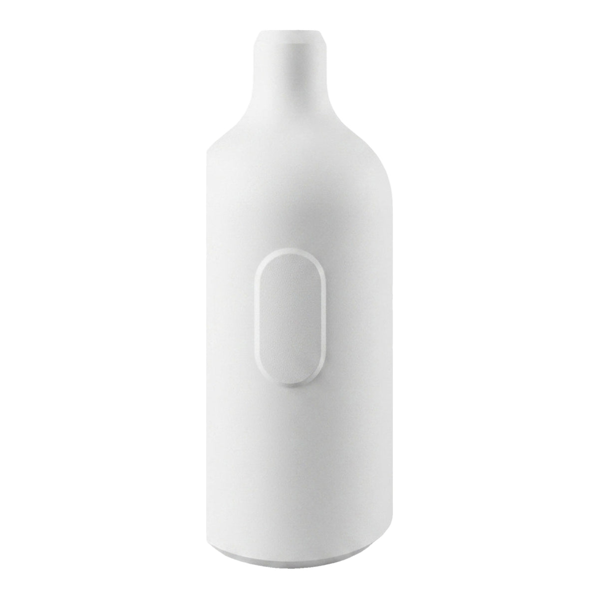 Casquilho E27 em silicone com interruptor — Branco