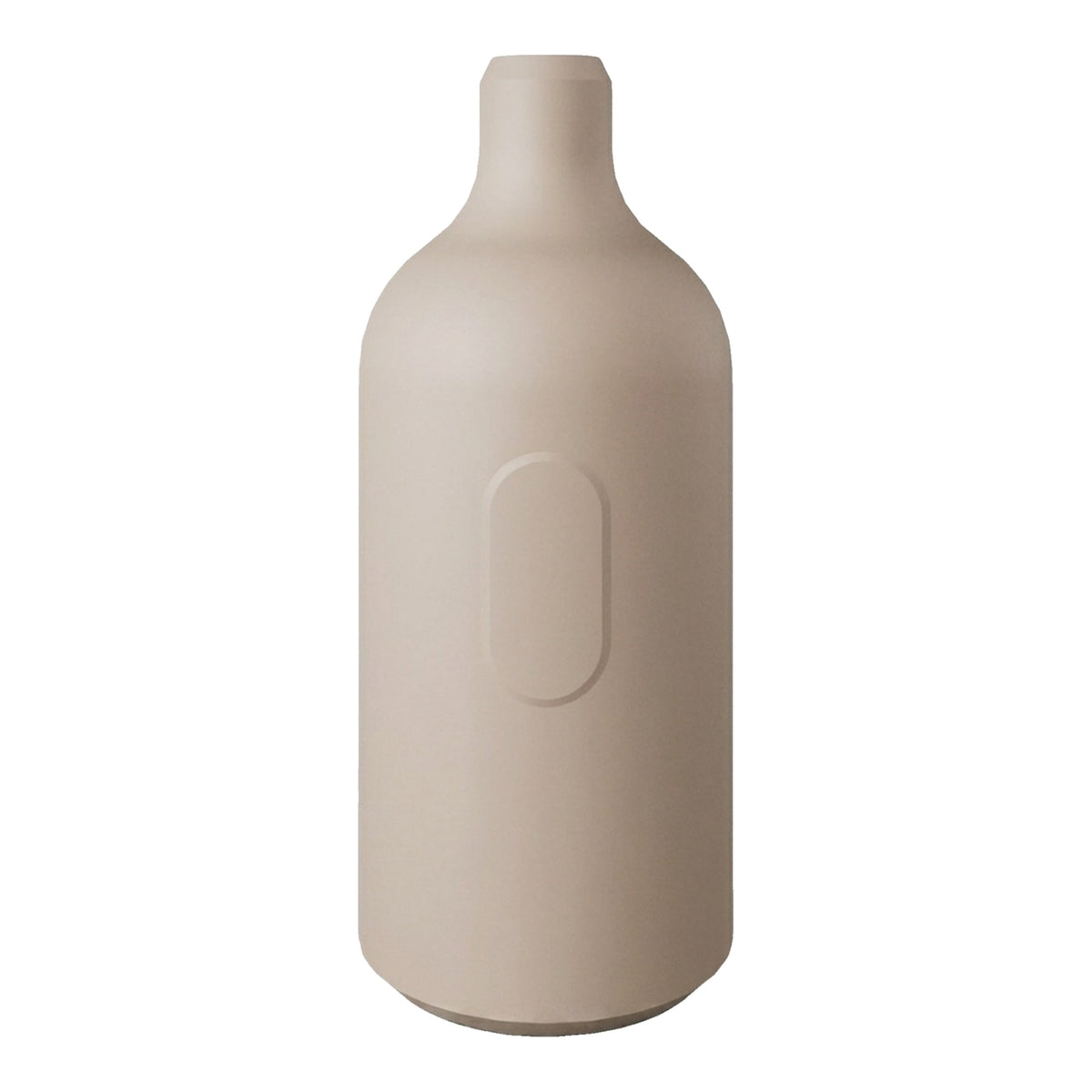 Casquilho E27 em silicone com interruptor — Castanho