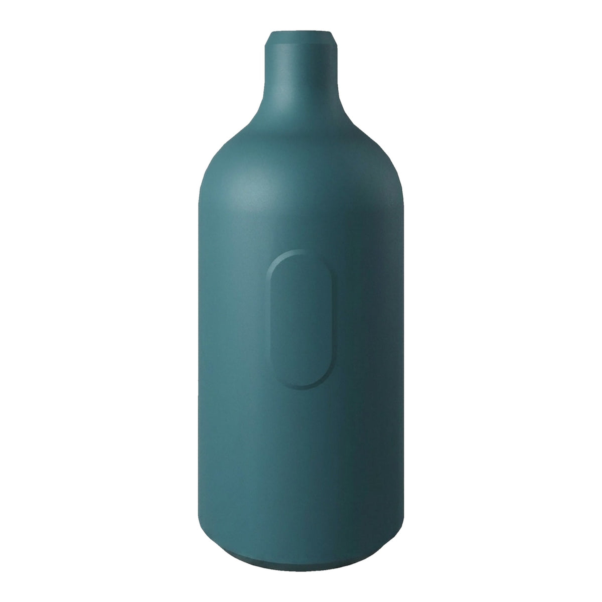 Casquilho E27 em silicone com interruptor — Azul petróleo