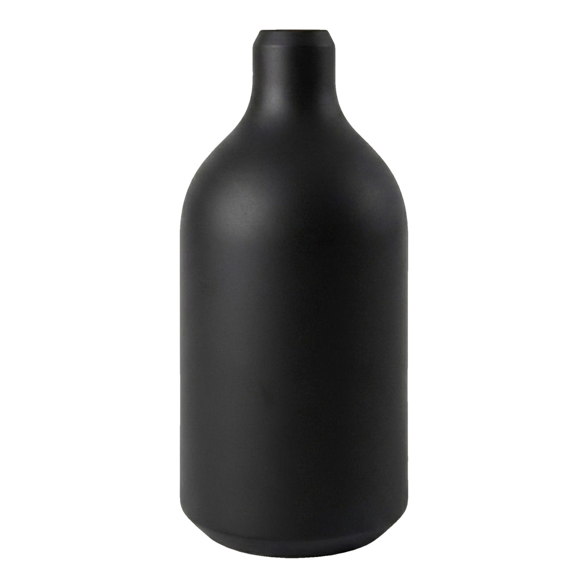 Casquilho E27 em silicone com prensa-cabo oculto — Preto
