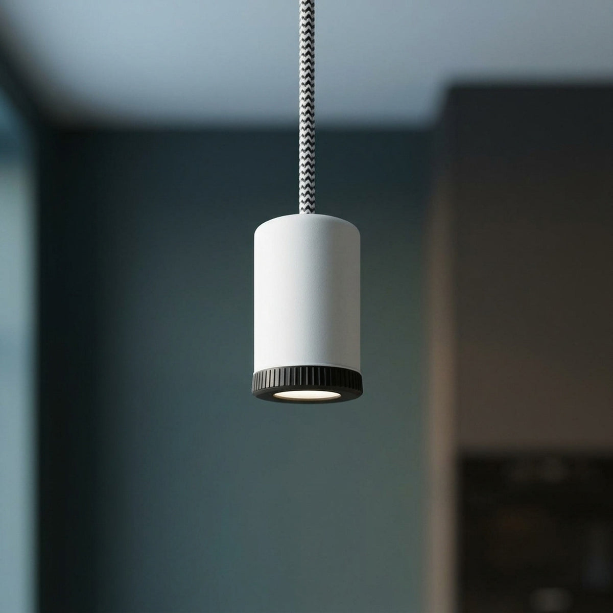 Mini foco LED em metal Mini GU10 — Branco mate
