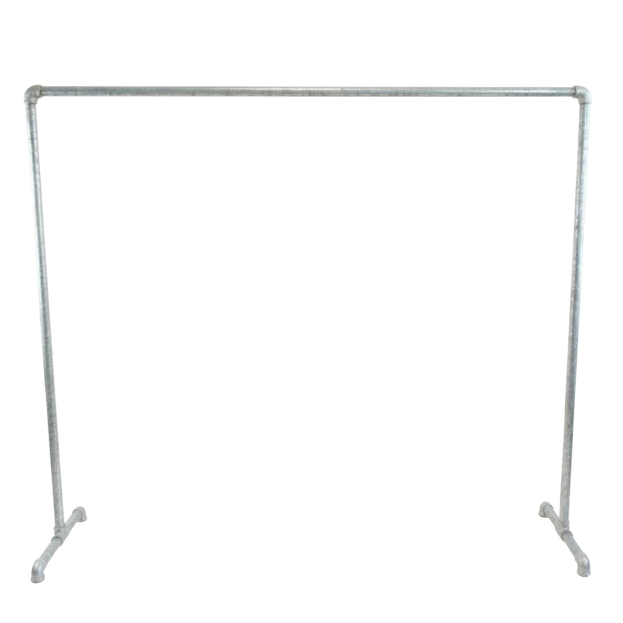 Suporte para cabides simples para roupas galvanizado estilo atelier - vista geral