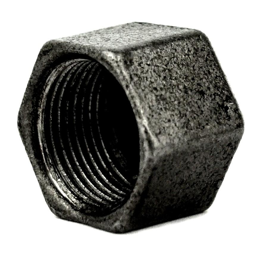 Tampão fêmea ferro fundido preto Premium - conexão de canalização roscada - vista 3
