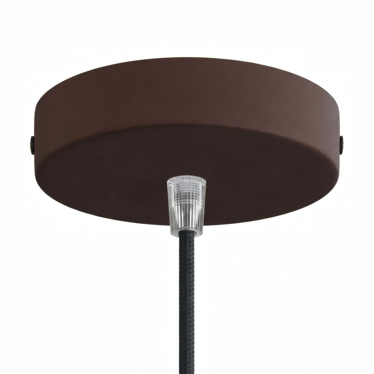 Florão cilíndrico em metal, Ø 120 mm — Cónico em termoplástico / Ferrugem