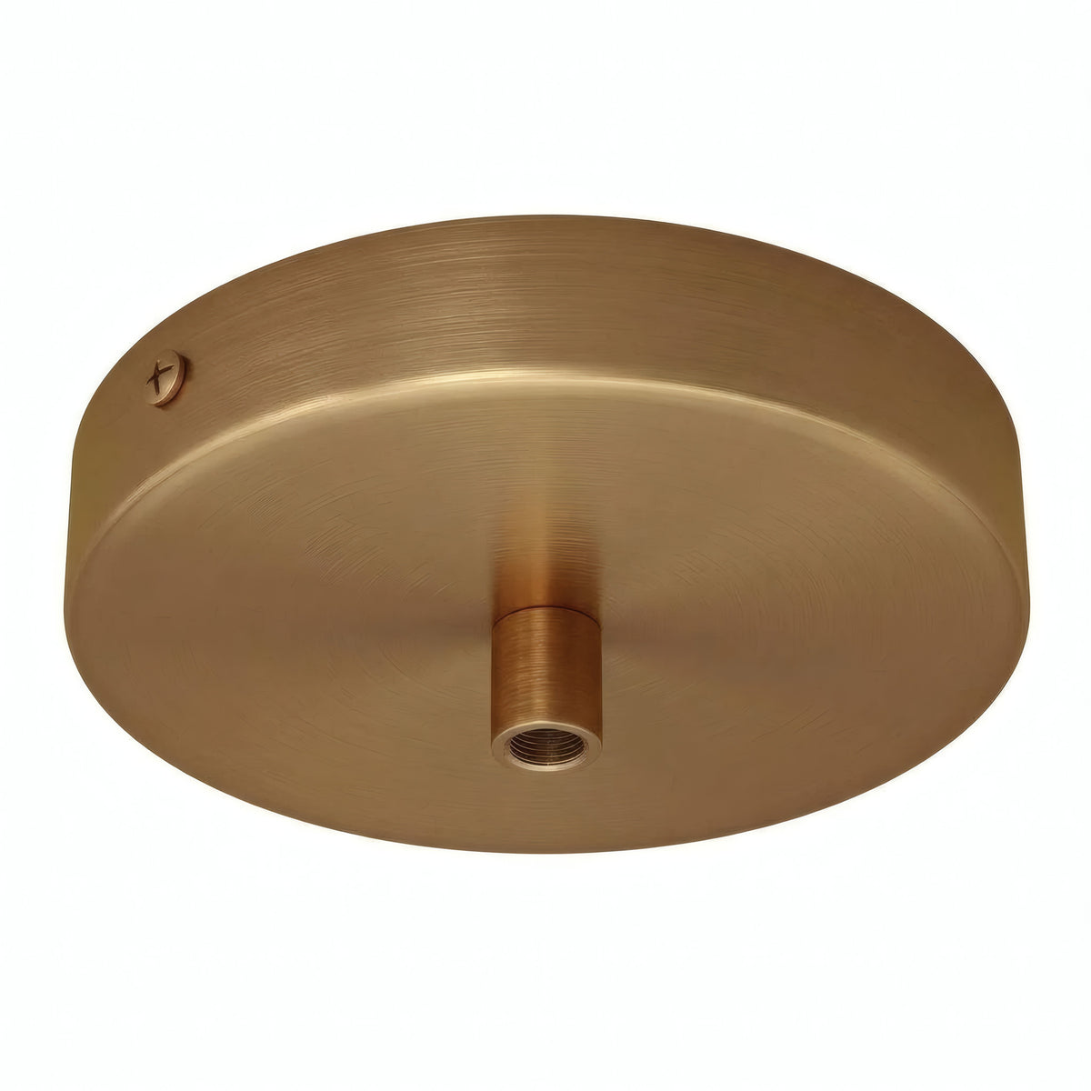 Florão cilíndrico em metal, Ø 120 mm — Cilíndrico em metal / Bronze acetinado