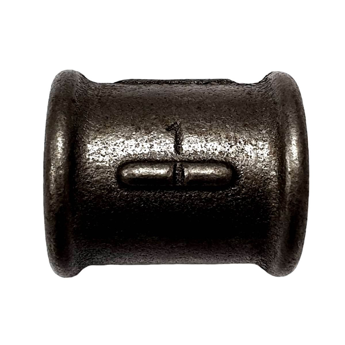 Luva Direita/Esquerda FF ferro fundido preto rosca 1" Ø34 sobre roscas