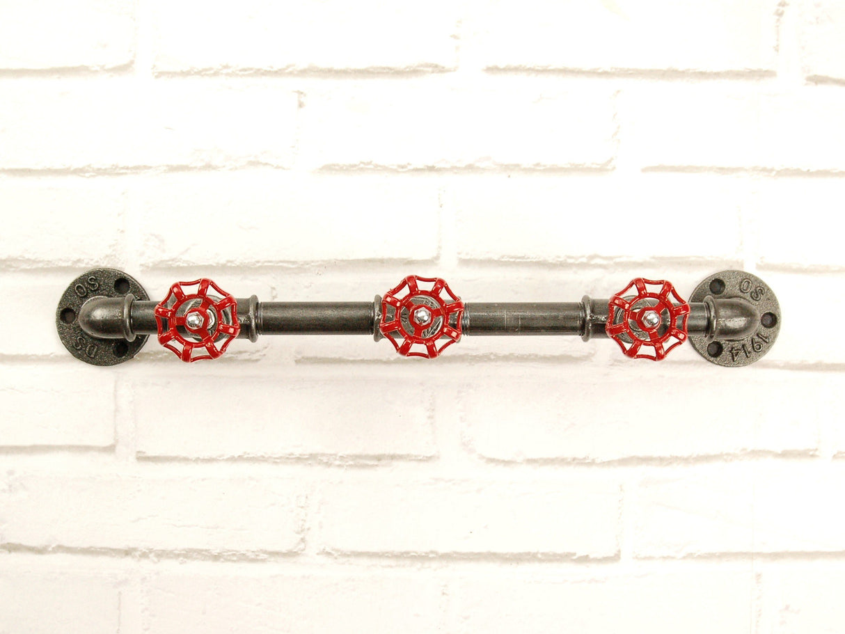 porte-manteaux patère murale en fonte 3 volants