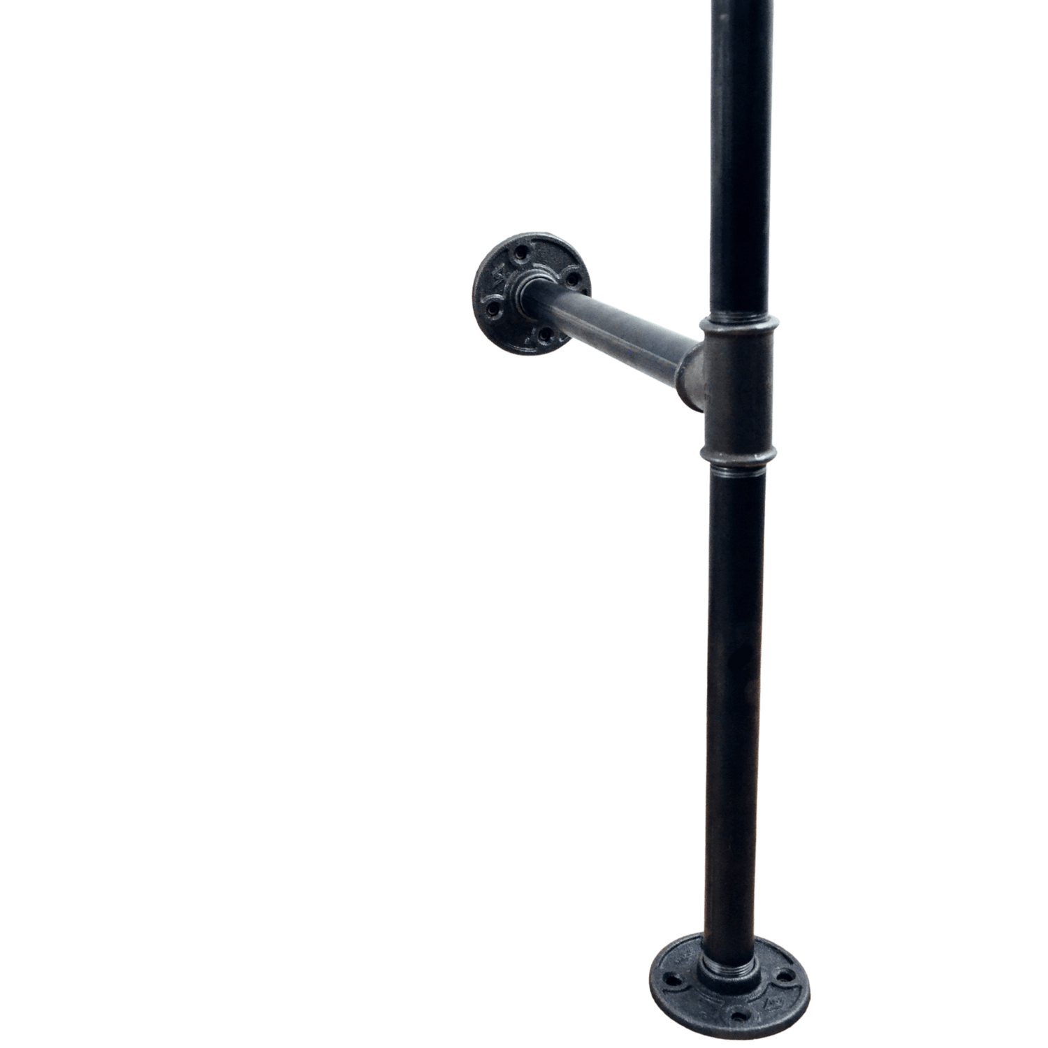 Suporte para cabides, estilo industrial