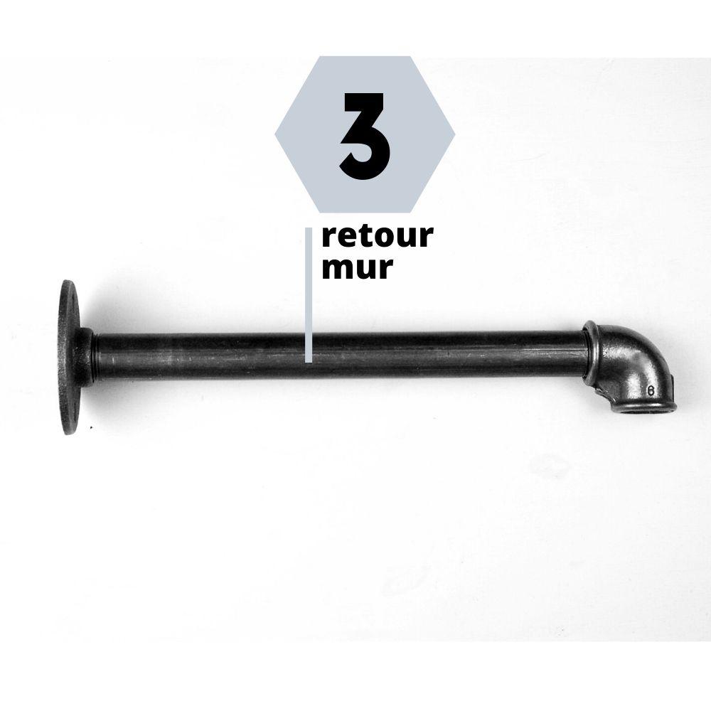 Kit montante de prateleiras para canalização feito à medida