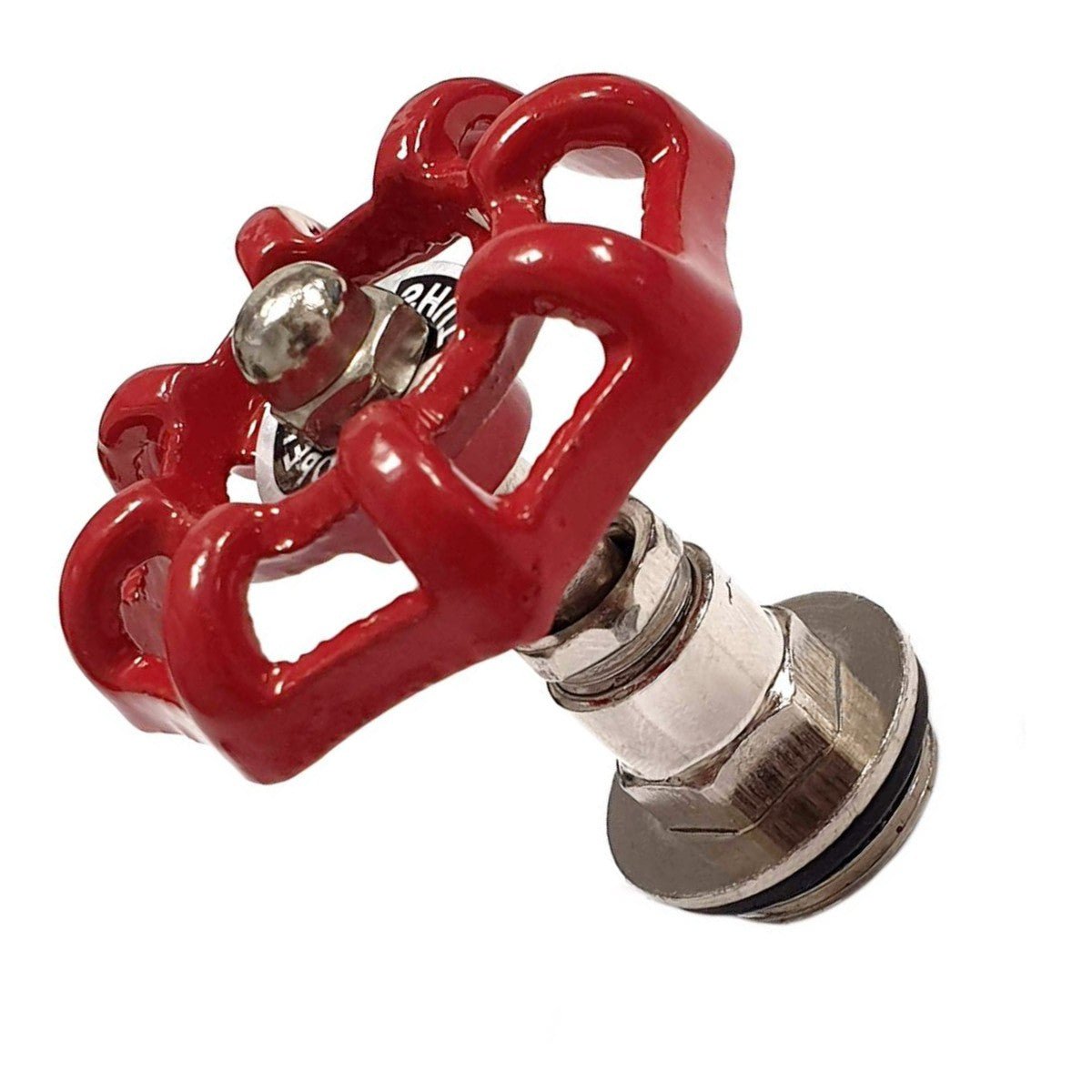 Cabeça de válvula Deco | Volante vermelho