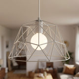Quebra-luz gaiola cúpula XL metal Ø 35 cm com casquilho E27