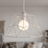 Quebra-luz gaiola cúpula XL metal Ø 35 cm com casquilho E27