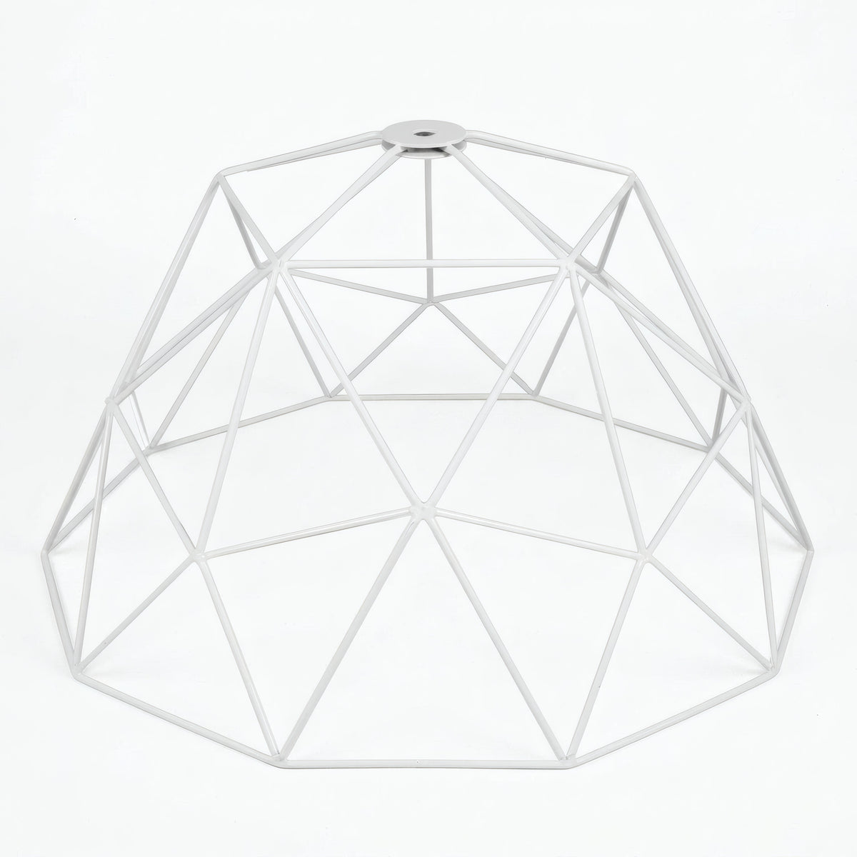 Quebra-luz gaiola cúpula XL metal Ø 35 cm com casquilho E27 — Branco