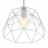 Quebra-luz gaiola cúpula XL metal Ø 35 cm com casquilho E27