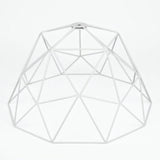 Quebra-luz gaiola cúpula XL metal Ø 35 cm com casquilho E27