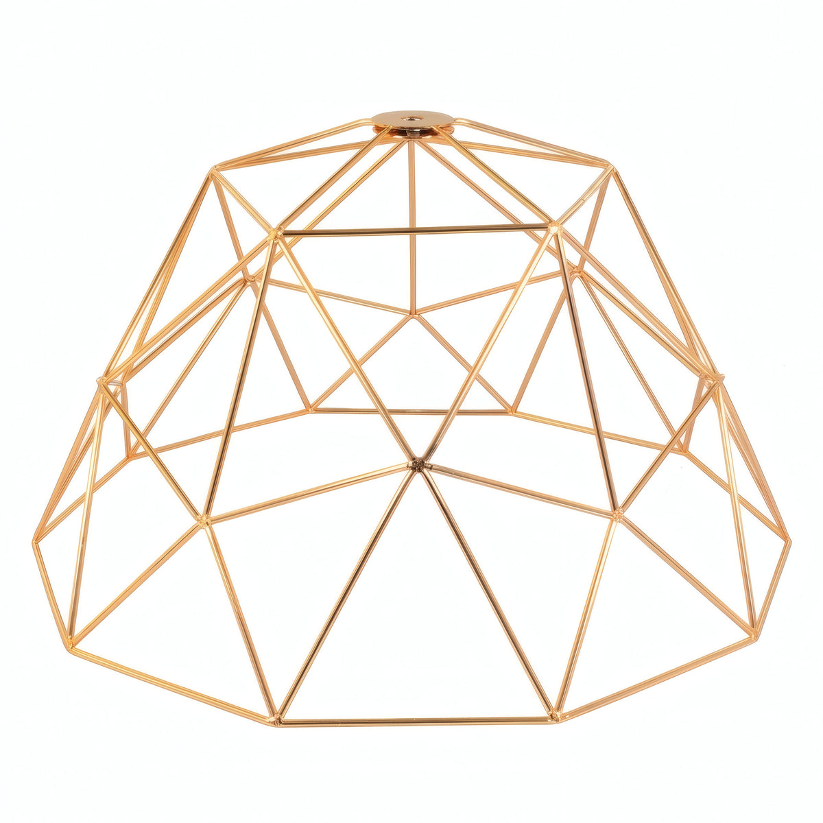 Quebra-luz gaiola cúpula XL metal Ø 35 cm com casquilho E27 — Cobre