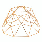 Quebra-luz gaiola cúpula XL metal Ø 35 cm com casquilho E27 — Cobre