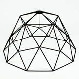 Quebra-luz gaiola cúpula XL metal Ø 35 cm com casquilho E27