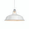 Quebra-luz em sino esmaltado Ø 38 cm para casquilho E27 — Branco