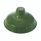 Quebra-luz cónico em metal Ø 30 cm para casquilho E27 — Verde