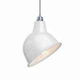 Quebra-luz com abertura oblíqua Ø 30 cm para casquilho E27 — Branco