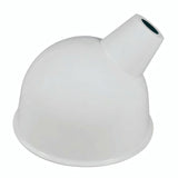 Quebra-luz com abertura oblíqua Ø 30 cm para casquilho E27 — Branco