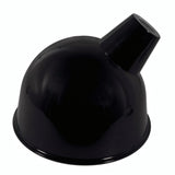 Quebra-luz com abertura oblíqua Ø 30 cm para casquilho E27 — Preto