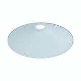 Quebra-luz plano esmaltado Ø 30 cm para casquilho E27 — Azul céu