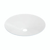 Quebra-luz plano esmaltado Ø 30 cm para casquilho E27 — Azul céu