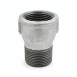 Extensão M/F em ferro fundido galvanizado - foto de produto sobre fundo branco 2
