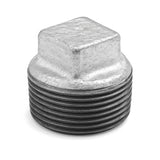 Tampão macho sem batente ferro fundido galvanizado - conexão de canalização galvanizada