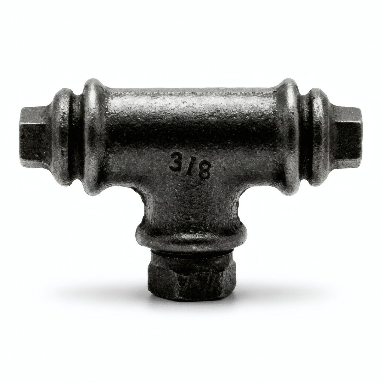 Bouton, poignée de meuble T en fonte | 2 tailles - photo produit fond blanc 6