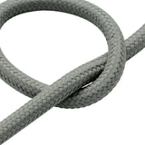 Cabo têxtil redondo efeito seda – Cinzento-fumo