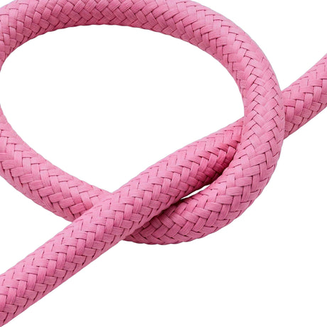 Cabo têxtil redondo efeito seda – Rosa fúcsia