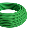 Cabo têxtil redondo efeito seda – Verde relva