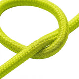 Cabo têxtil redondo efeito seda fluo – Amarelo