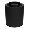 Casquilho E27 de parede ou teto estanque IP44 — Preto
