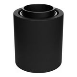 Casquilho E27 de parede ou teto estanque IP44 — Preto
