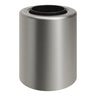Casquilho E27 de parede ou teto em metal — Titânio acetinado